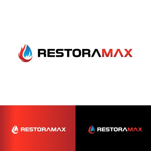 Restoration Company Branding. Design by Hajara Begum