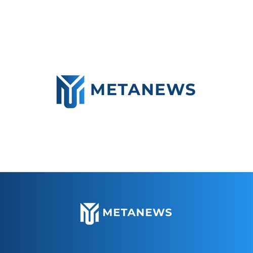 Design a logo for a web3 News platform called MetaNews Design by keoart