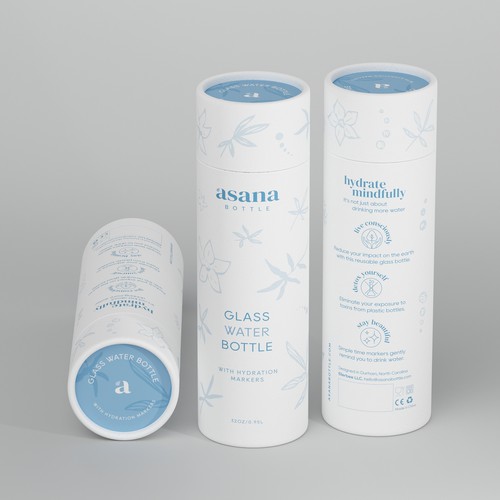 eolinartさんのPackaging design for water bottle from female-focused modern lifestyle brandデザイン