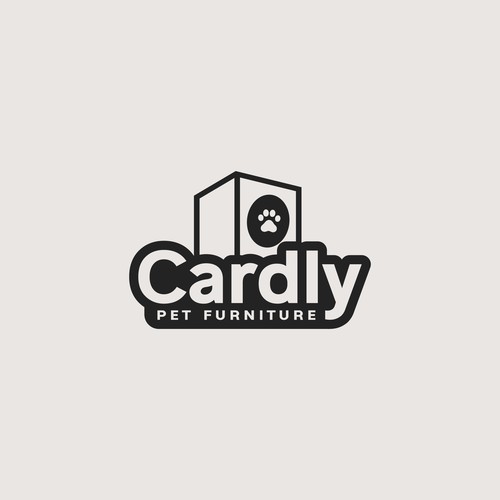 Cardly - Cardboard Furniture For Pet With Modern Architectural Aesthetic Concepts- Need Brand Logo Diseño de desi9nart