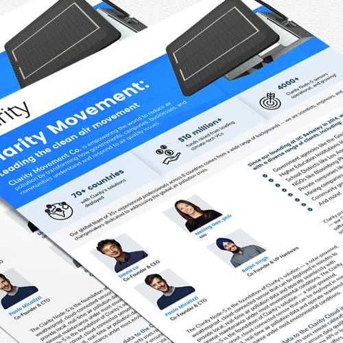 Design one-pager company overview Design von Alphabet ♥