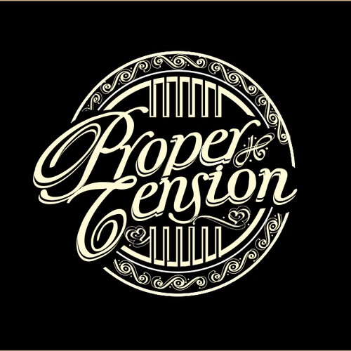 Create a winning logo for a new band, Proper Tension. | Logo design contest