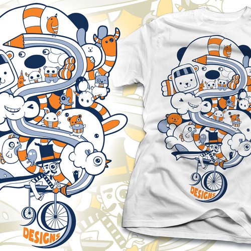 Create 99designs' Next Iconic Community T-shirt Réalisé par Giulio Rossi