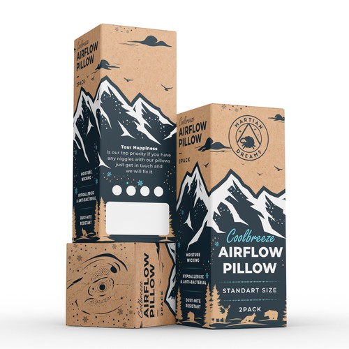 Fun Carton Design for a Super Airflow Pillow Design by Ny.Studio's