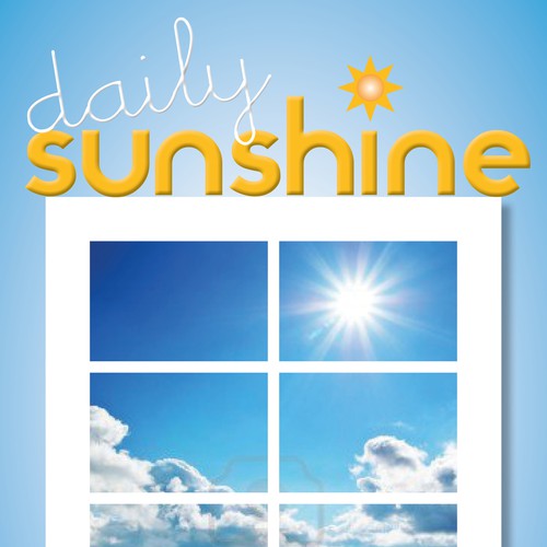 Daily Sunshine Book Cover - help people feel inspired, every day, and perhaps even change the world! Diseño de DesignsDoneNow