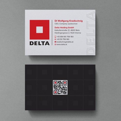 DELTA Business Card Relaunch Design by Birendra Chandra Das