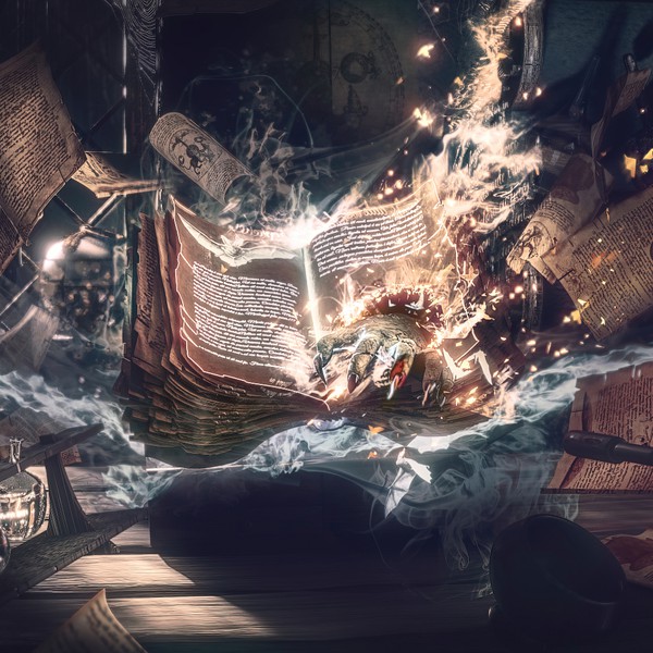 Magic Book - Fantasy illustration