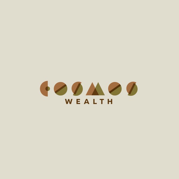 Cosmos Wealth — Modular Logo System Inspired by Universal Geometry