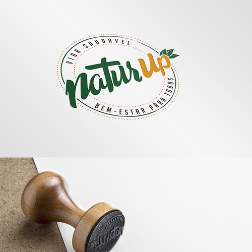 Natur Up - Nova loja de produtos naturais Design by Mariana Torres