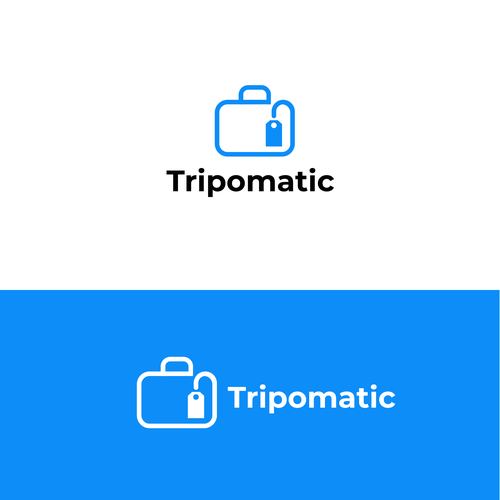 New logo for rebranding a trip planning app Design by #RDWN