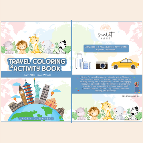 Design title and subtitle for coloring book Design by desh_sign