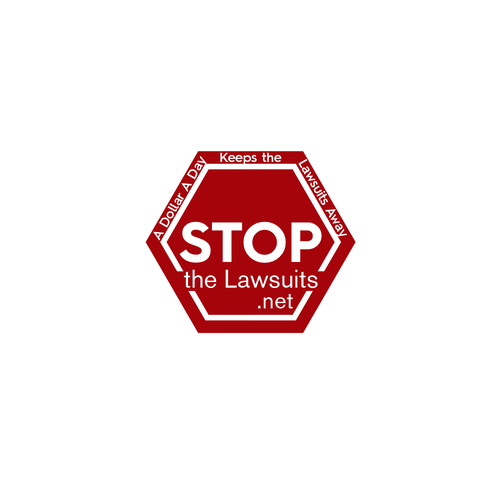 Stop The Lawsuits Design by Greey Design