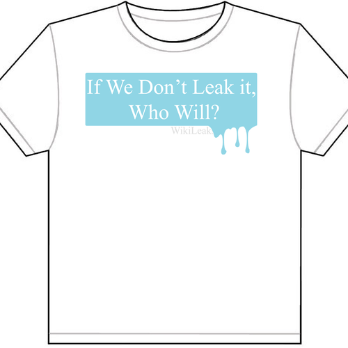 New t-shirt design(s) wanted for WikiLeaks デザイン by videobot34