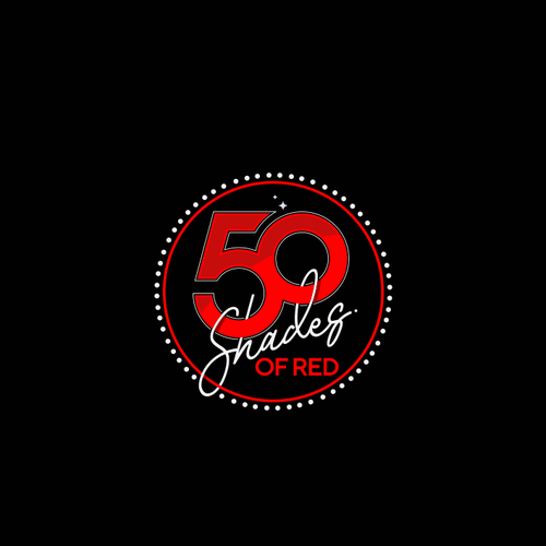 Logo for "50 Shades of Red" themed party Design by JANTUNGHATI