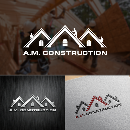 Next level Construction Logo for Home Improvement business "A.M. Construction" Design by sultan wisnu sadewa