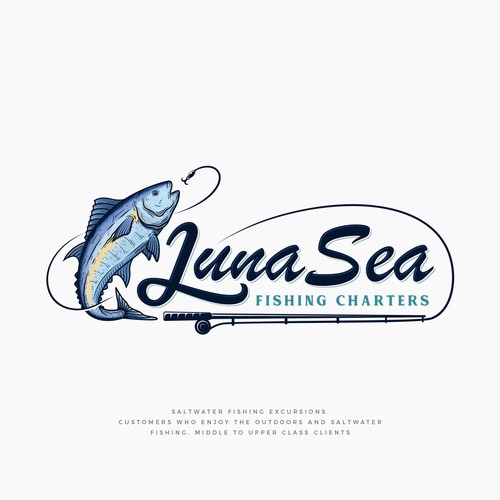 Design a saltwater fishing logo for new business, Logo design contest