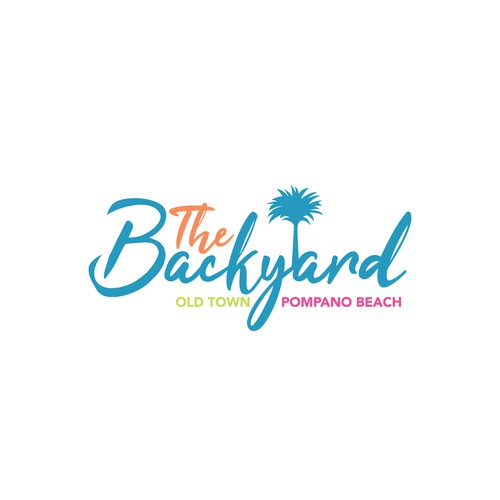 Pompano Beach CRA - The Backyard Old Town Pompano Logo Design by Transformed Design Inc.