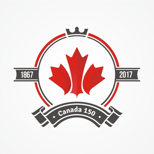 Community contest: Design Canada’s 150th birthday logo! Design by Shofieddin