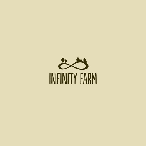 Lifestyle blog "Infinity Farm" needs a clean, unique logo to complement its rural brand. Design por VICKODESIGN