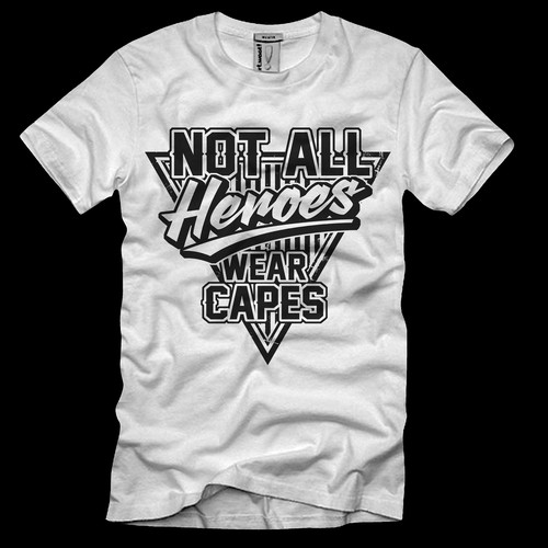 Anti Hero Shirt design - Not All Heroes Wear Capes Design by G.T NINE