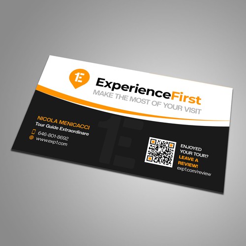 One-Sided Business Card Design for Travel Company Design by Xclusive16