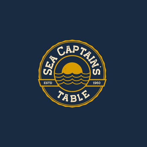 Sea Captain's Table Logo Design Design by curious goat