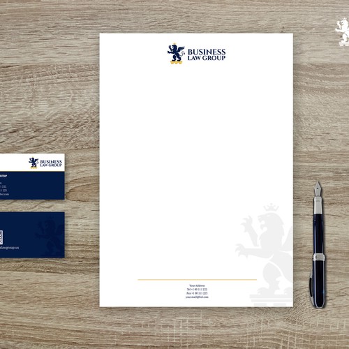 Strong and Innovative Logo for a Dominating Business Law Firm - The Test of Awesomeness! Design by Atelje Studio