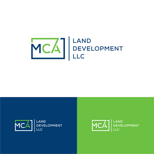 Design a simple modern logo for land development business. Design by DistArt