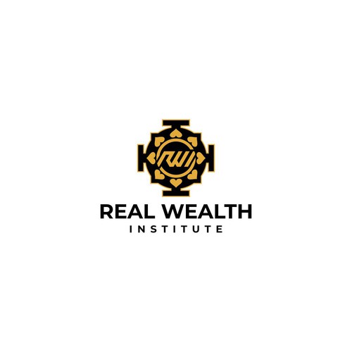 [LOGO] Real Wealth Institute: Spiritual Enlightenment Course Design by BHE_BHE ART