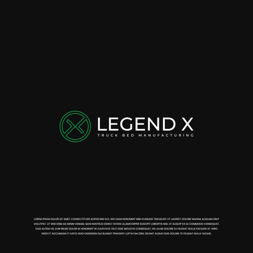 Legend X Truck Bed's Logo Design by Neutra®