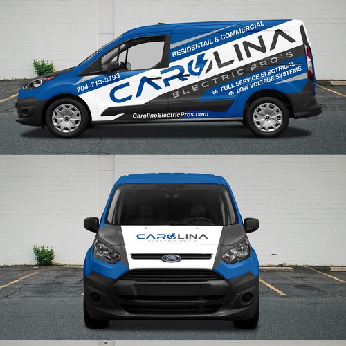 Van Wrap for Electrical Contractor Design by Duha™