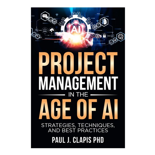 Simple, professional cover for a business book about Artificial Intelligence Design von anisha umělec