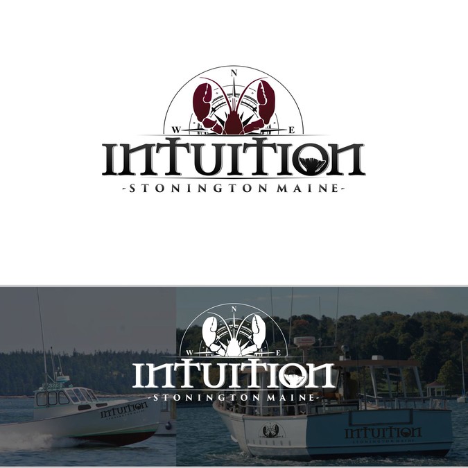 Lobster Boat Logo Stonington Maine. Logo design contest
