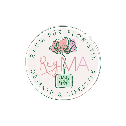 "Ich brauche  EIN einprägendes farbiges LOGO FÜR meine Blumen Design Werkstatt ,( kein BLUMENLADEN )" ganador Logotipos por 333l