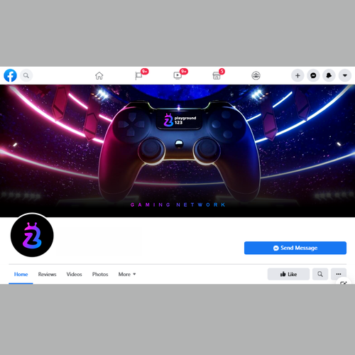 Facebook cover for a free games website Design réalisé par CREATIVE NINJA ✅