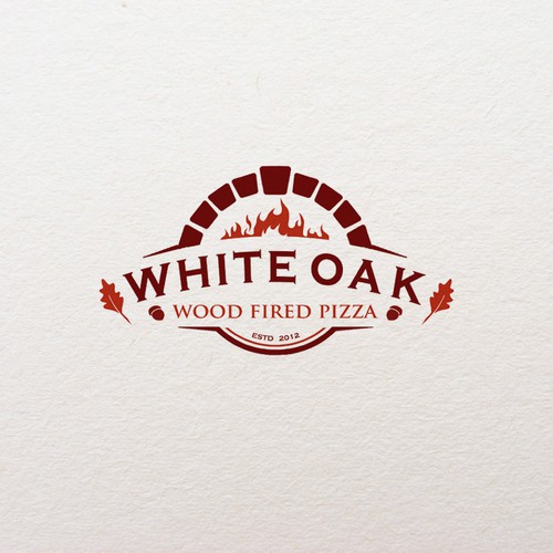 logo for White Oak Wood Fired Pizza | Logo design contest