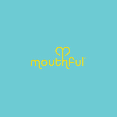 Strong, spunky yet clean logo for mouthful Design by Startline Strategies