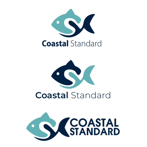 Logo and Brand Guide for Coastal Clothing Brand Design by morgan marinoni