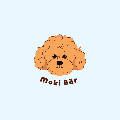 Create a cute poodle logo design for snacks, grooming and personal care products (cuteness overload) Design by jiah.z
