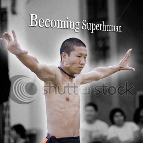 "Becoming Superhuman" Book Cover Design by Snaps