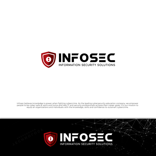 Logo design for Information Security Company InfoSec (infosec)-ontwerp door aeropop