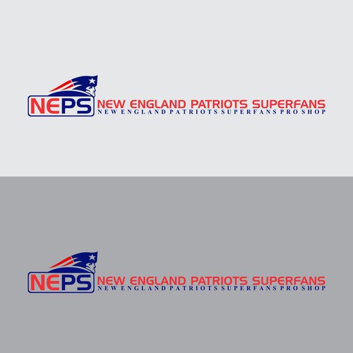 Design a logo for the new england patriots superfans pro shop