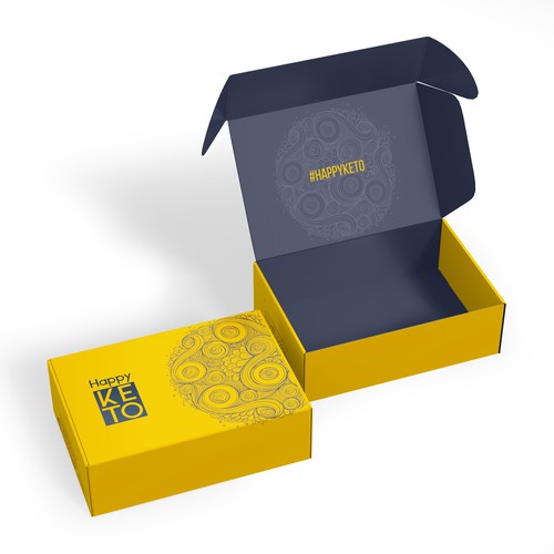 Packaging for food subscription box Design by syakuro