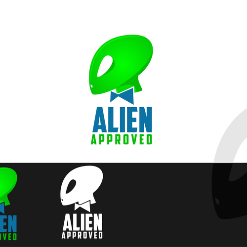 Create a Alien Approved logo for apparel brand Design by Monkey_Zen