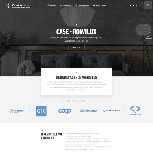 Web agency looking for creative & outstanding web design Design by Studio Ubique