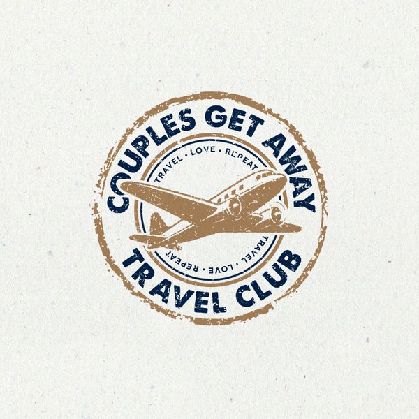 Logo concept for Couples Get Away Travel Club