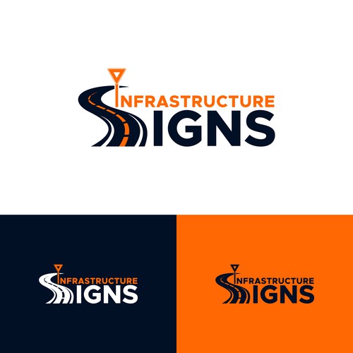 Infrastructure Signs | Construction/Sign Company Design by Qinzi Std