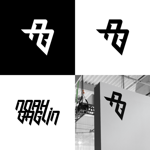 Name Initials - NB - Racing Driver Design by erysanmiya