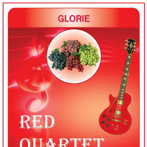 Glorie "Red Quartet" Wine Label Design Réalisé par Patels