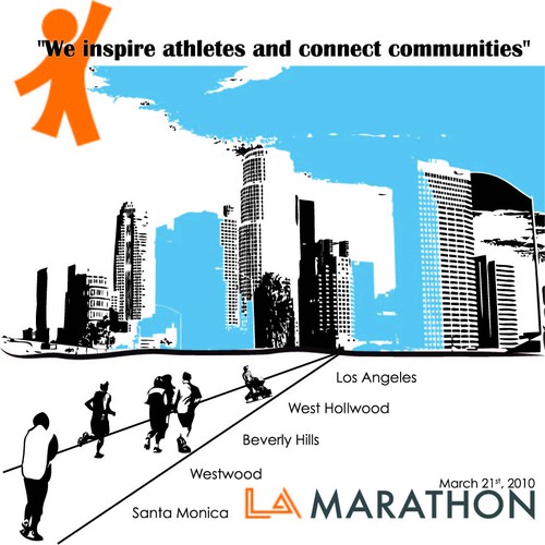 LA Marathon Design Competition Diseño de edwnhrnandz